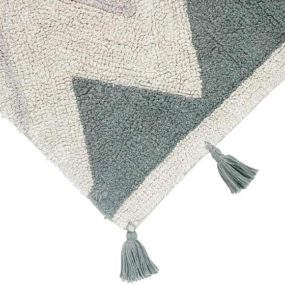 Waschbarer Teppich Mini Azteca 70x100 cm Baumwolle