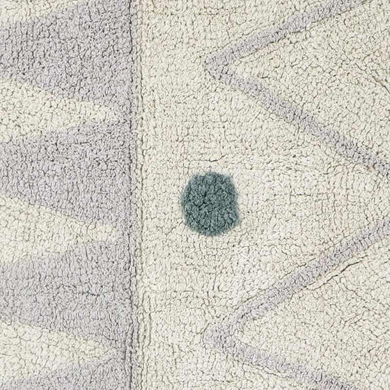 Waschbarer Teppich Mini Azteca 70x100 cm Baumwolle