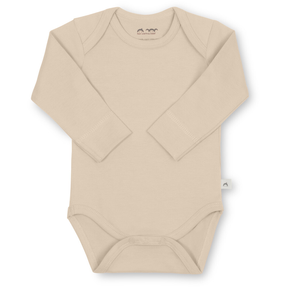 Body langarm Otto aus Bio-Jersey sand