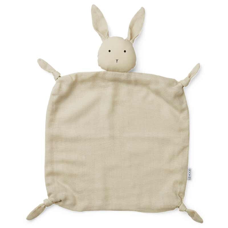 Schmusetuch Agnete 35x35cm Hase sandy