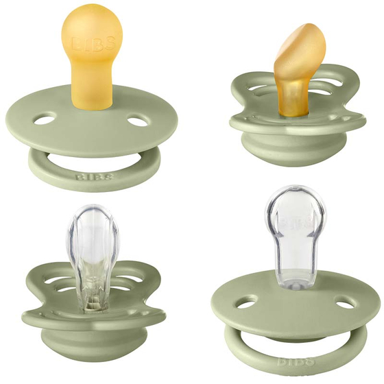 Pacifier  4 Pack Try-it collection - sage
