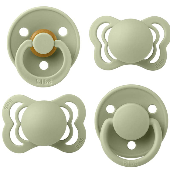 Pacifier  4 Pack Try-it collection - sage