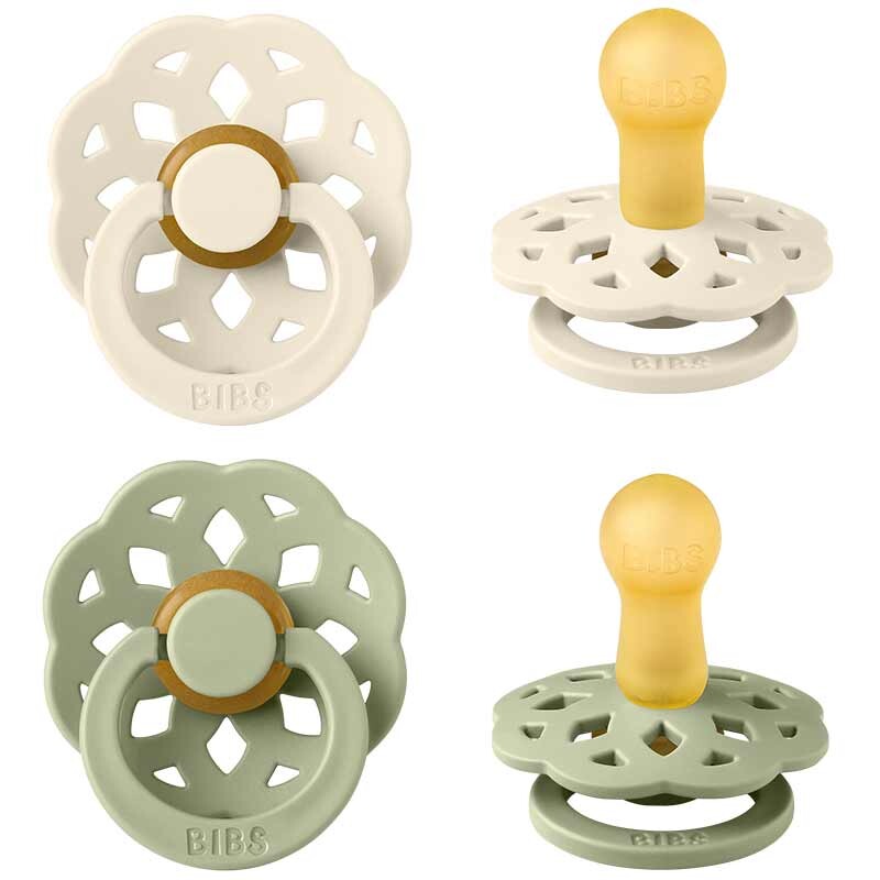 Pacifier Boheme 2 Pack ivory/sage 6m+