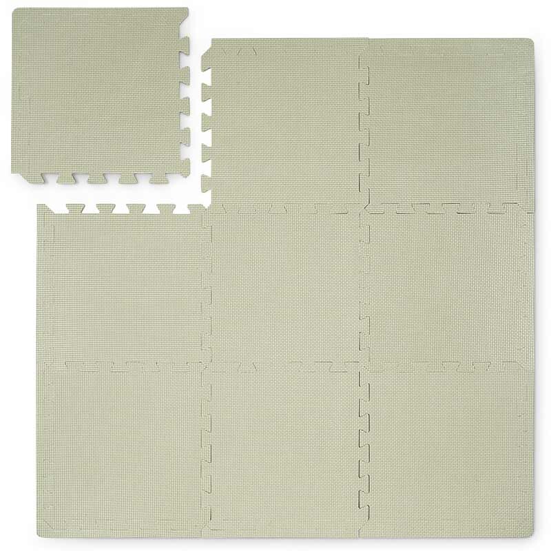 Spielmatte Puzzle 100x100cm eucalyptus