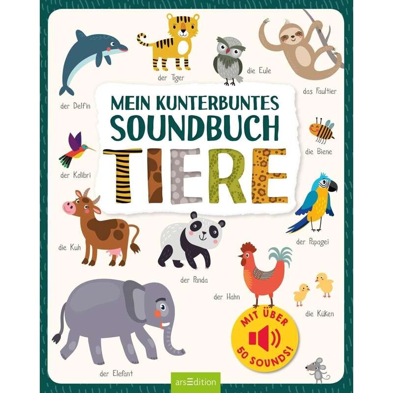 Mein kunterbuntes Soundbuch - Tiere 2J+