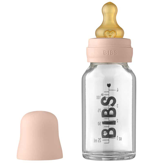 Babyflasche aus Glas blush