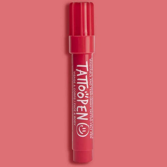 Tattoo Temporary Pen red
