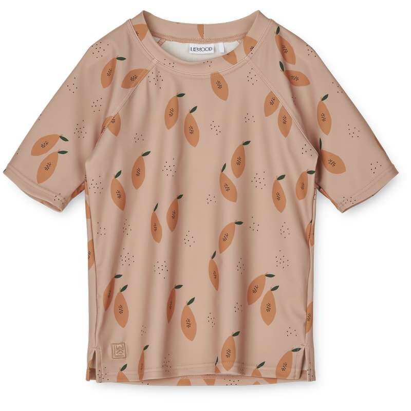 Badeshirt kurzarm "Noah" Papaya pale tuscany