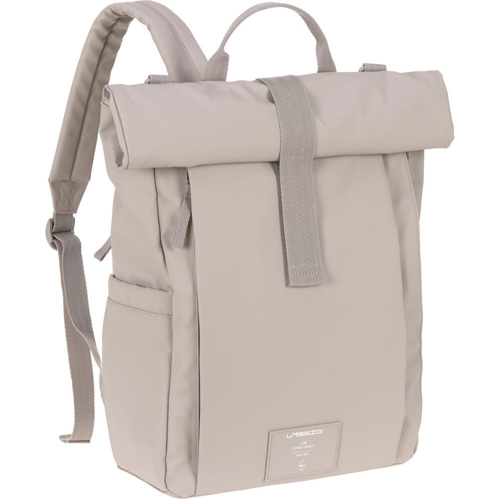 Wickelrucksack Rolltop Green Label taupe