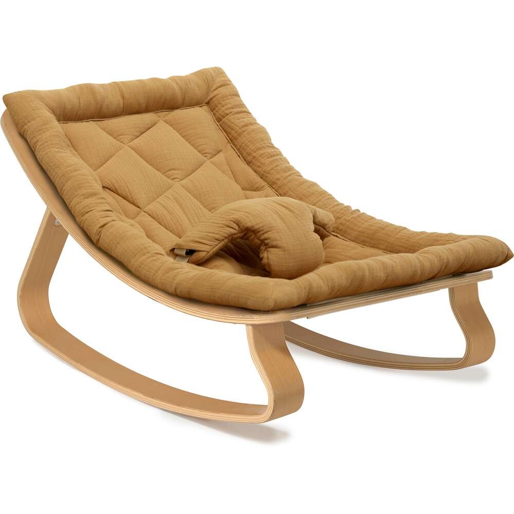 Babywippe LEVO Buche camel