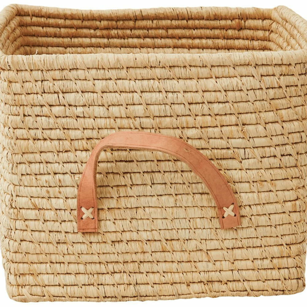 Korb Raffia 30x30x25cm natural