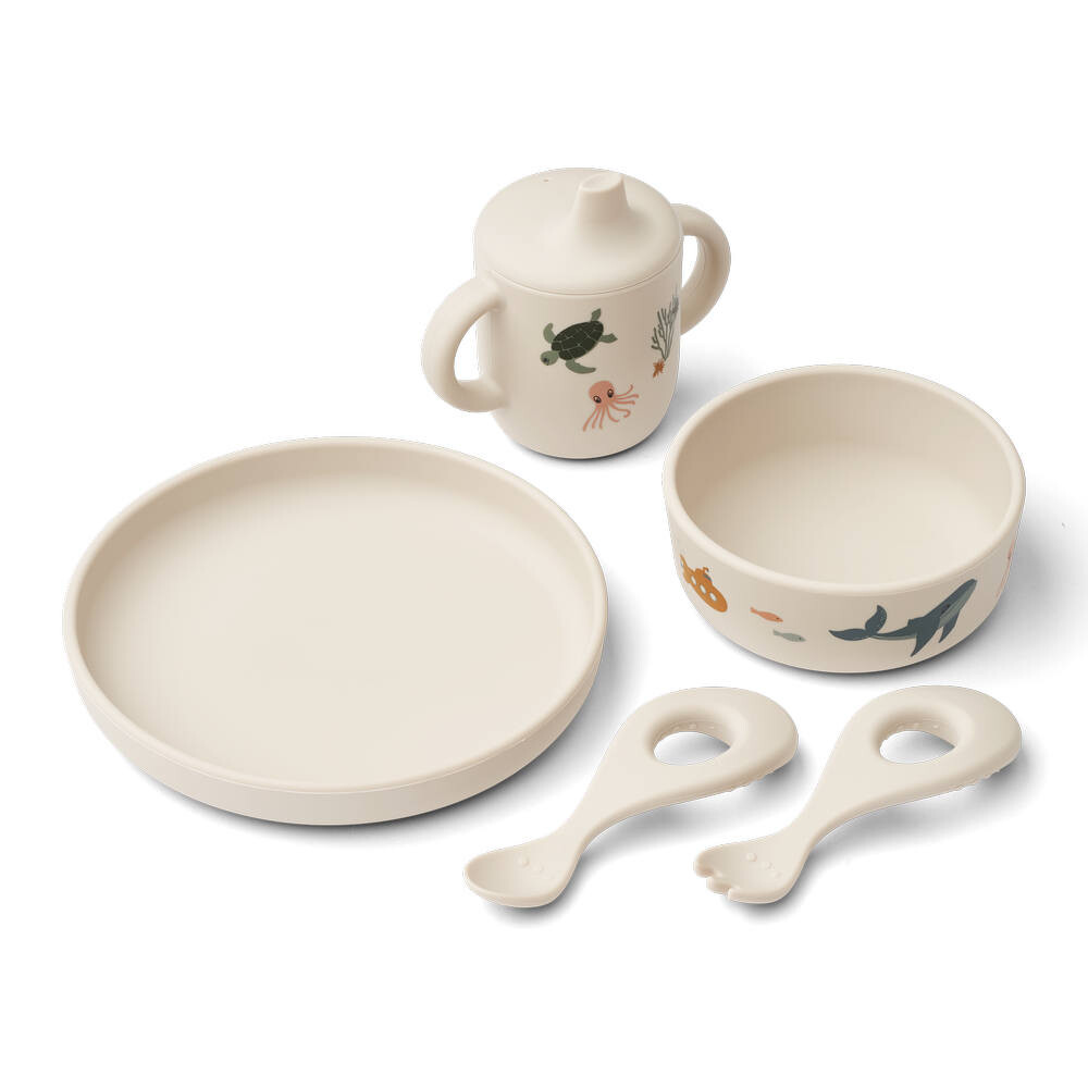 Tableware Set Ryle sea creature/sandy