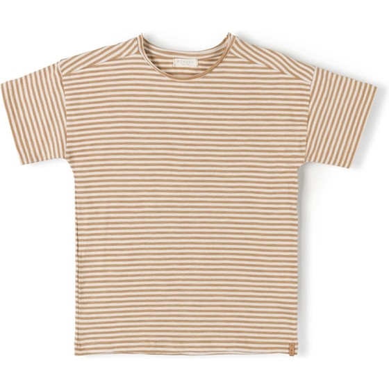 T-Shirt Com caramel stripe