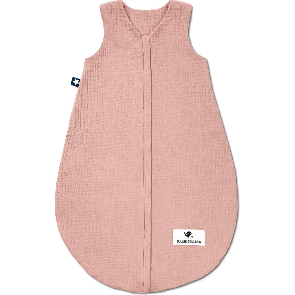 Sleeping Bag made of cotton muslin 0.5 TOG dusty rose