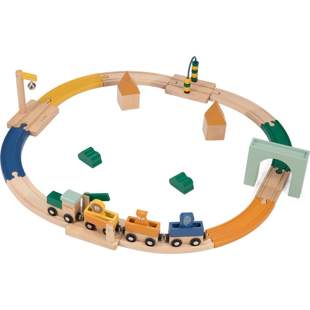 Wooden Railway Set