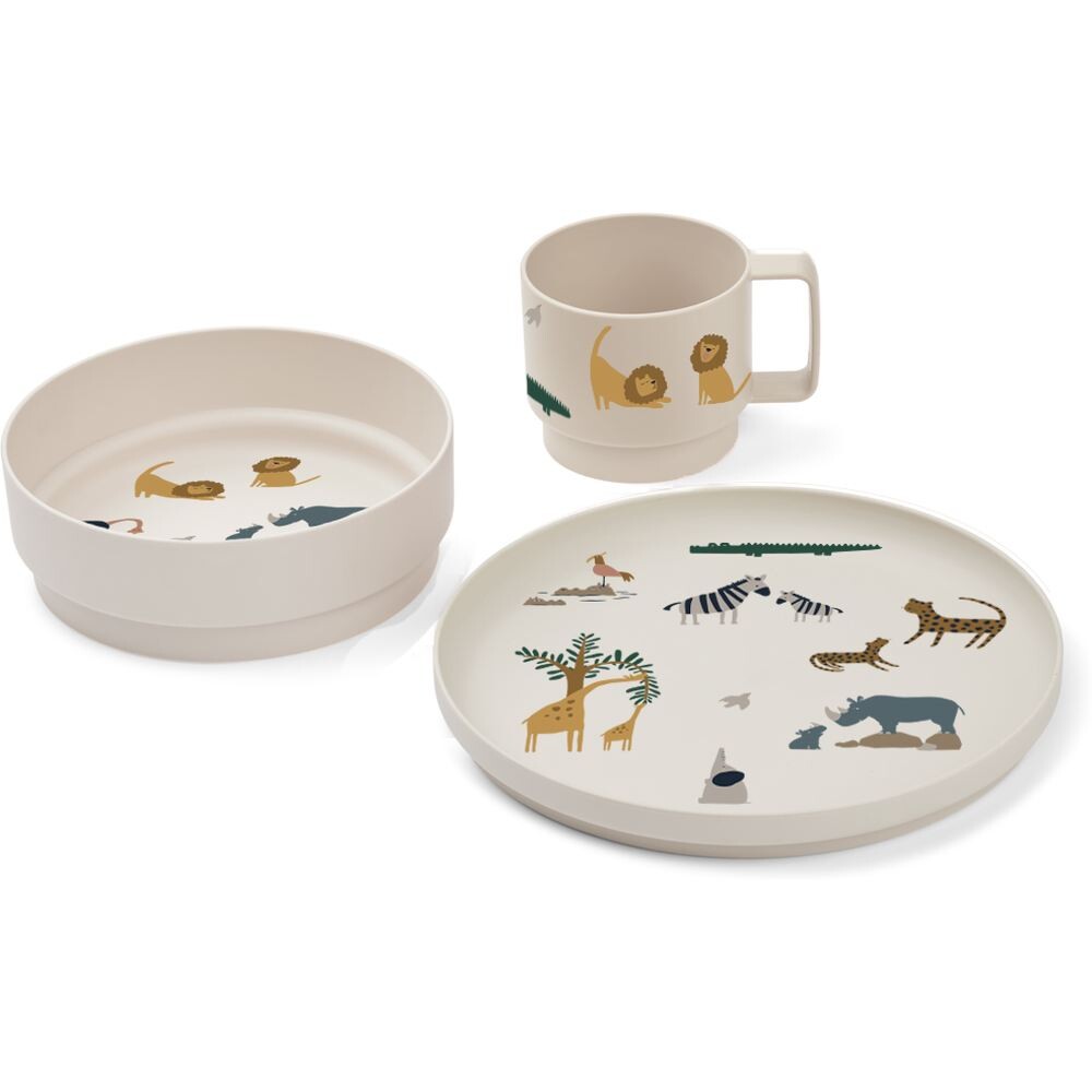 Tableware Set Archi all together sandy