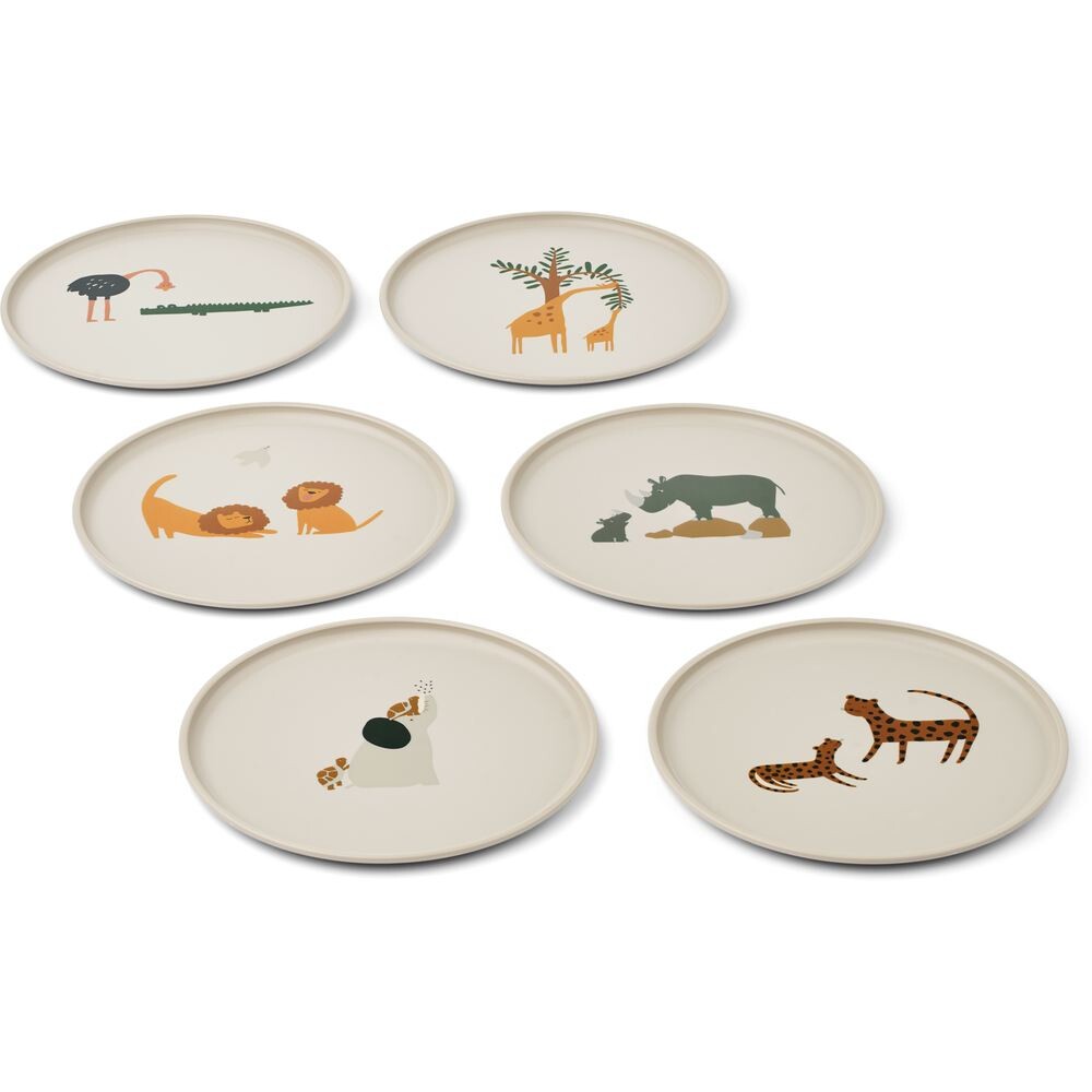 Plate Remco 6-pack all together/sandy