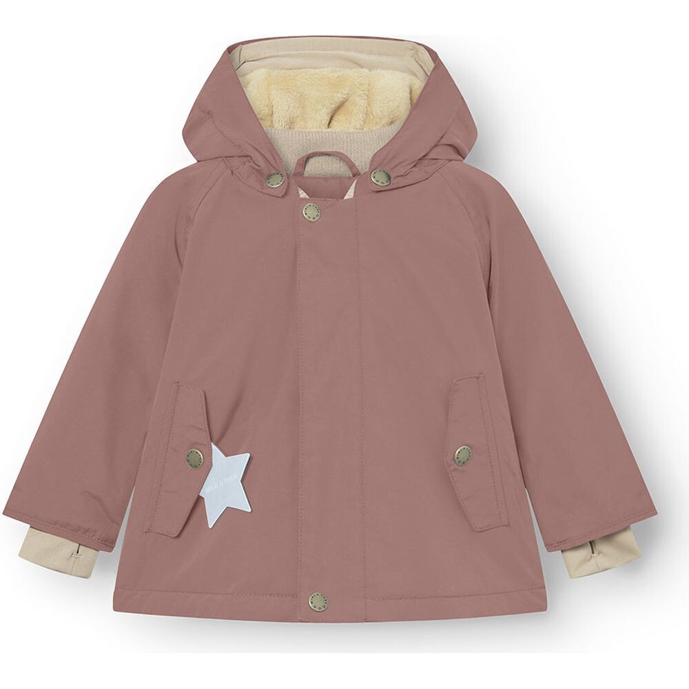 Winterjacke mit Kapuze MATWALLY light plum