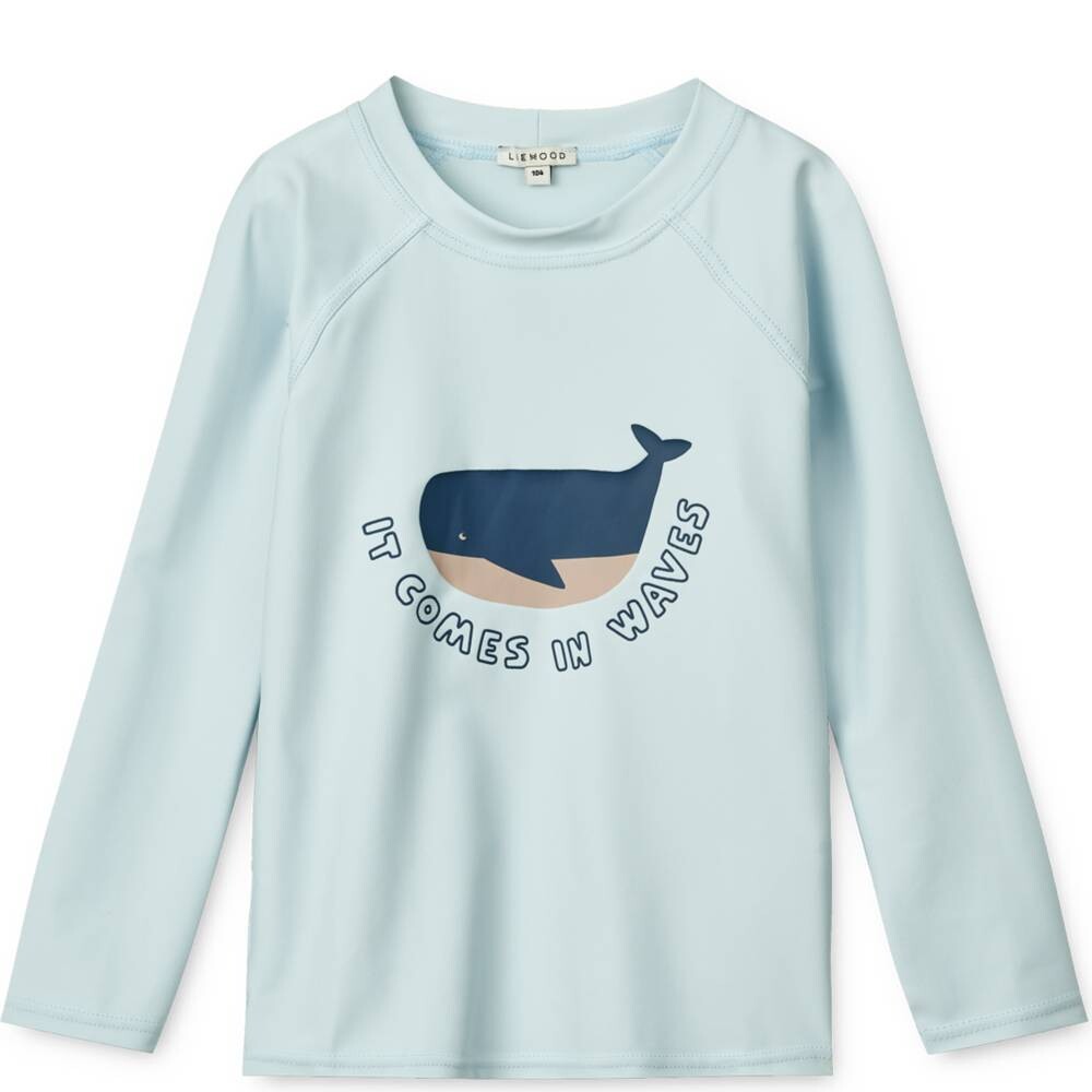 Badeshirt Noah it comes in waves pure sky