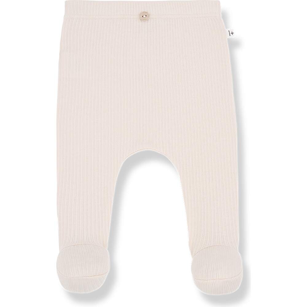 Leggings with feet Rib Jersey Mia nude