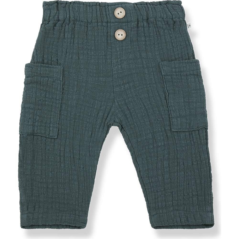 Pants Cotton Dario petroleum