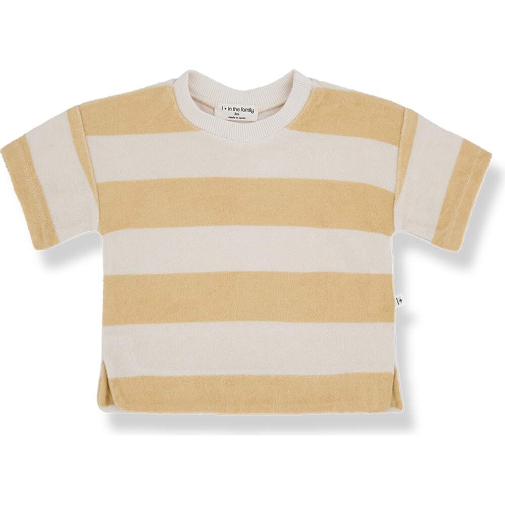 T-Shirt Shortsleeve Jersey Ricardo striped peach