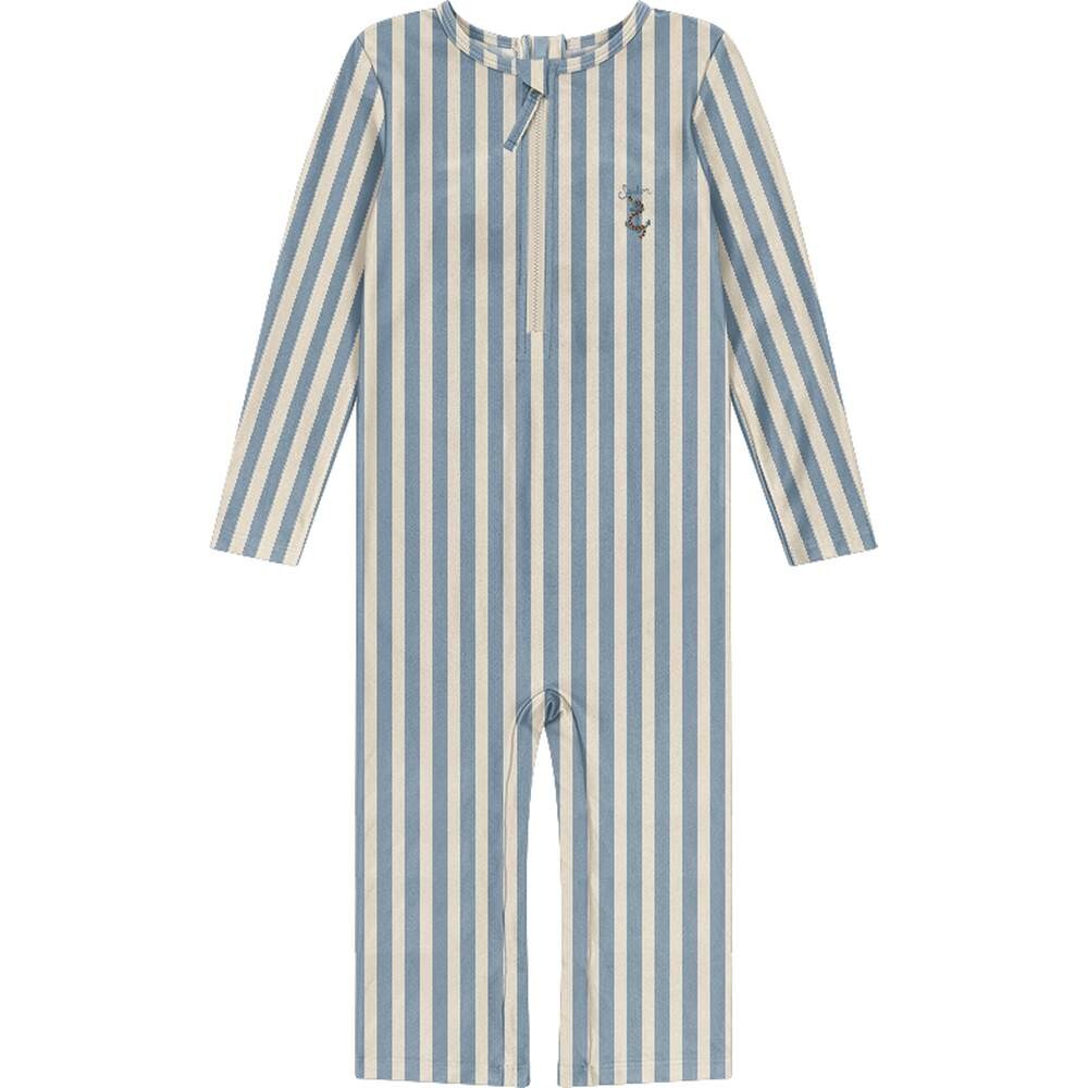 UV Onesie Swimwear Longsleeve Aster sailor stripe