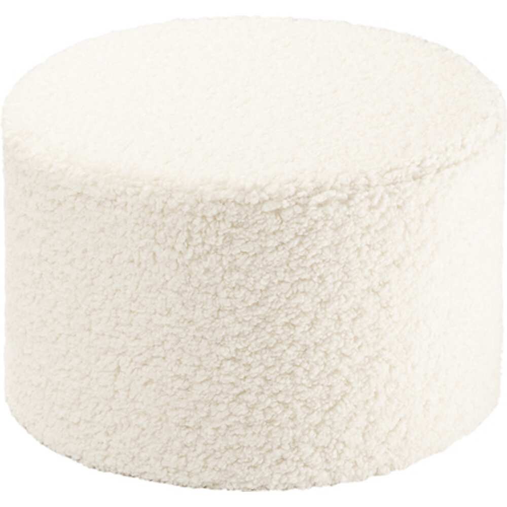 Sitzpuff cream white