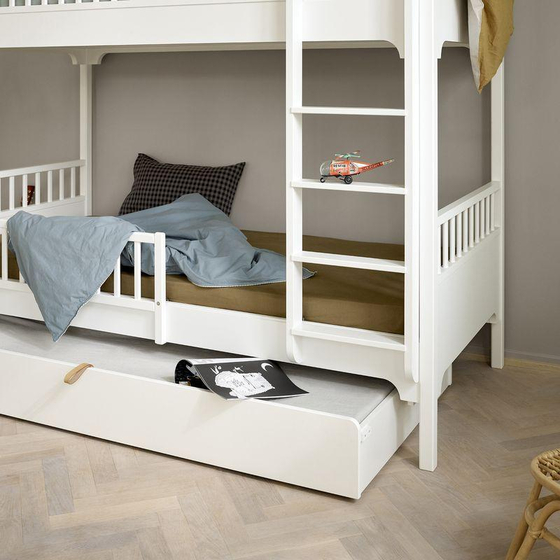 SEASIDE Classic bunk bed 90x200cm with vertical ladder white