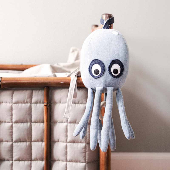 Spieluhr Octopus denim