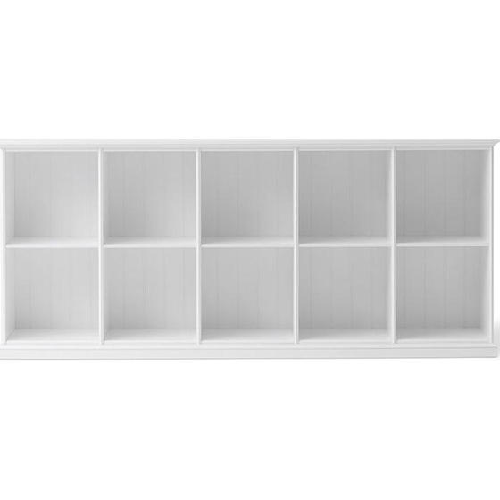 SEASIDE Classic low cabinet with 10 rooms 177x76,5x33,5cm white