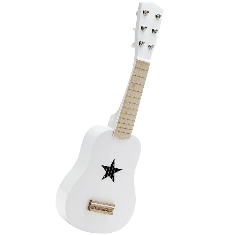 Gitarre weiß 3J+