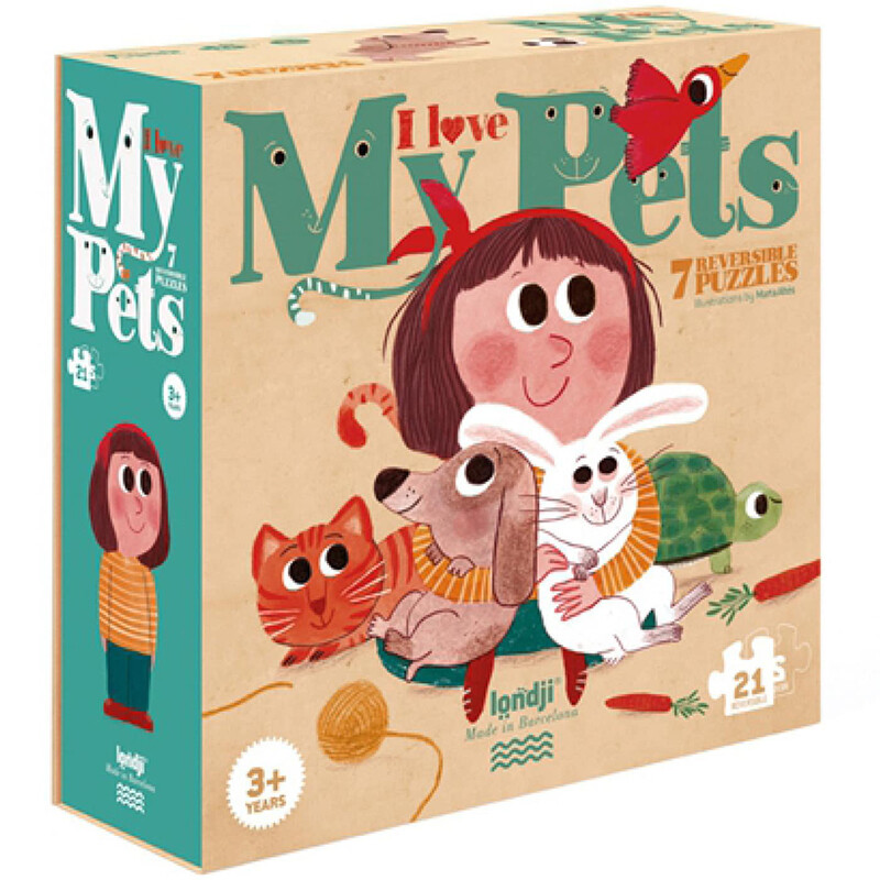 Puzzle I love my pets 3Y+