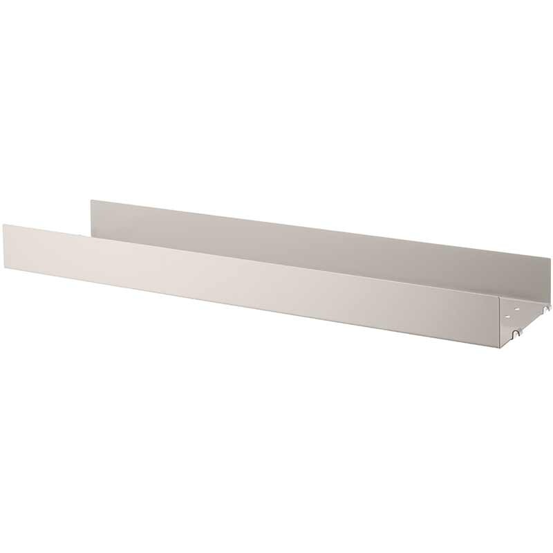 Shelf metal high edge 78x20cm