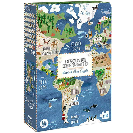 Puzzle - Discover the World - 200 pcs. 6+y