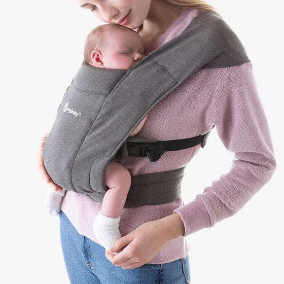 Babytrage Embrace Soft & Snug heather grey