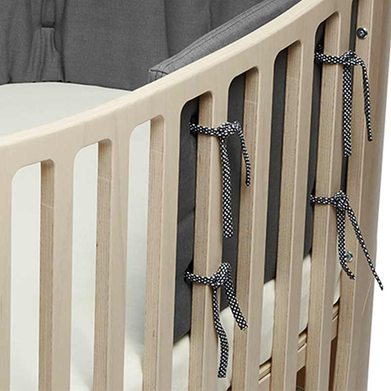 Bumper for Classic Baby Bed cool grey