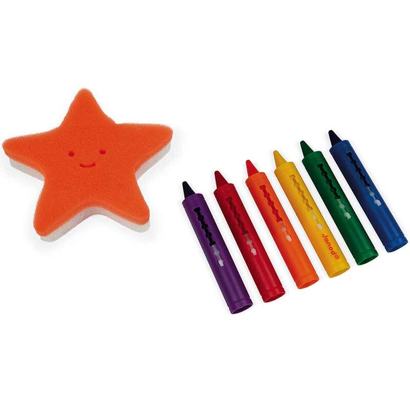 Bath Toy Chalks with Sponge 3Y+