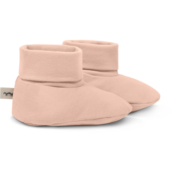 Baby shoes Alva in organic jersey powder pink